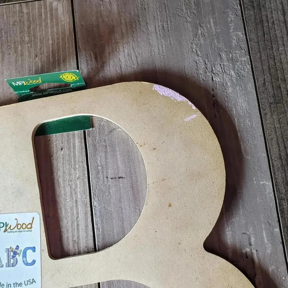 NWT MPI Wood Alphabet Letter 
